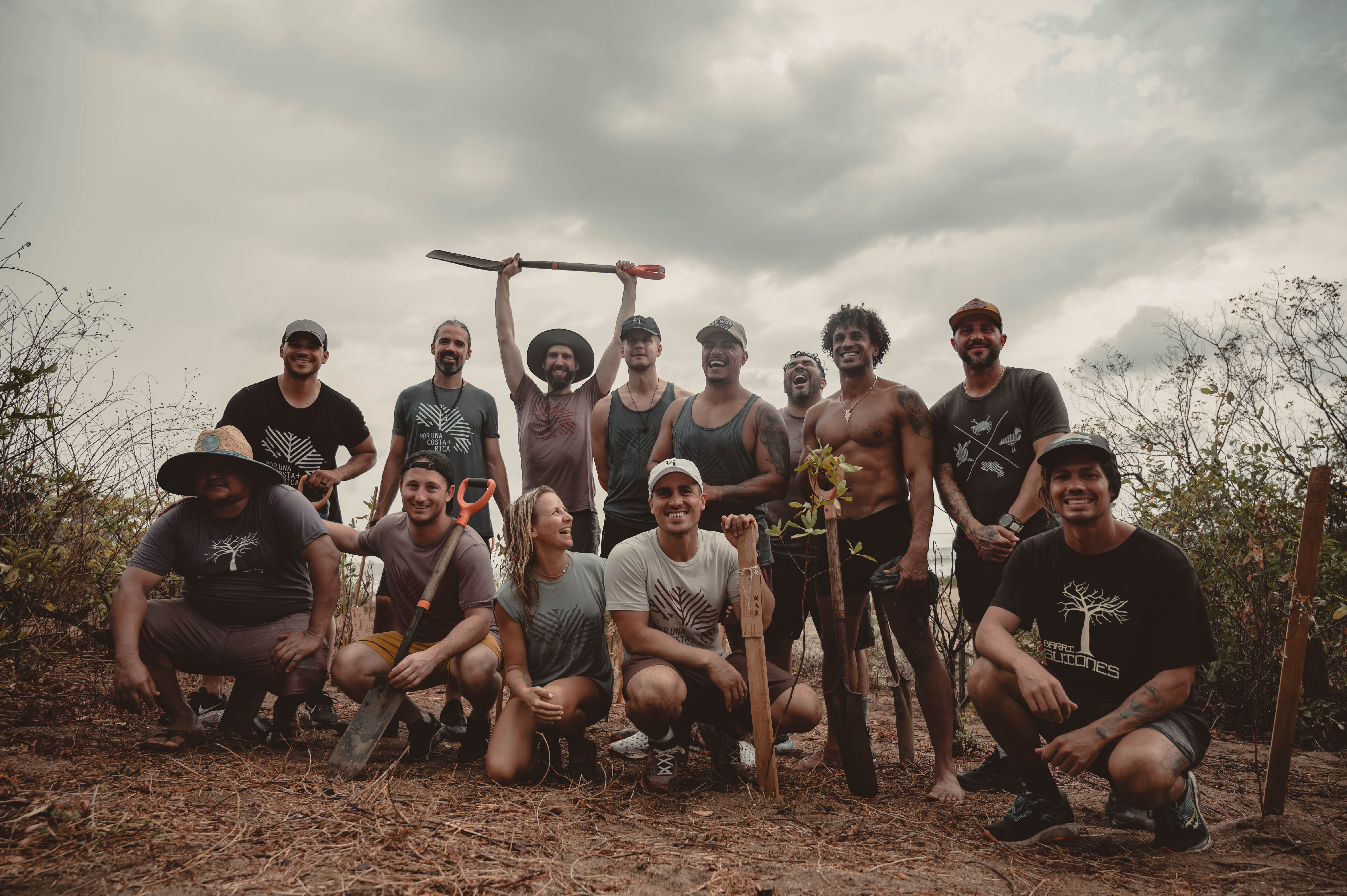 Tree planting with Costas Verdes
